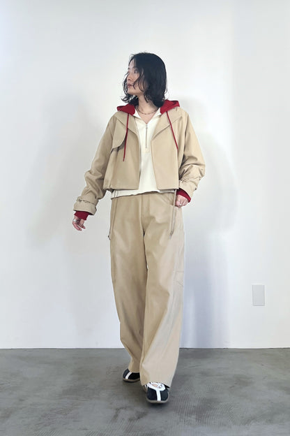 バックベルトチノパンツ　F2165