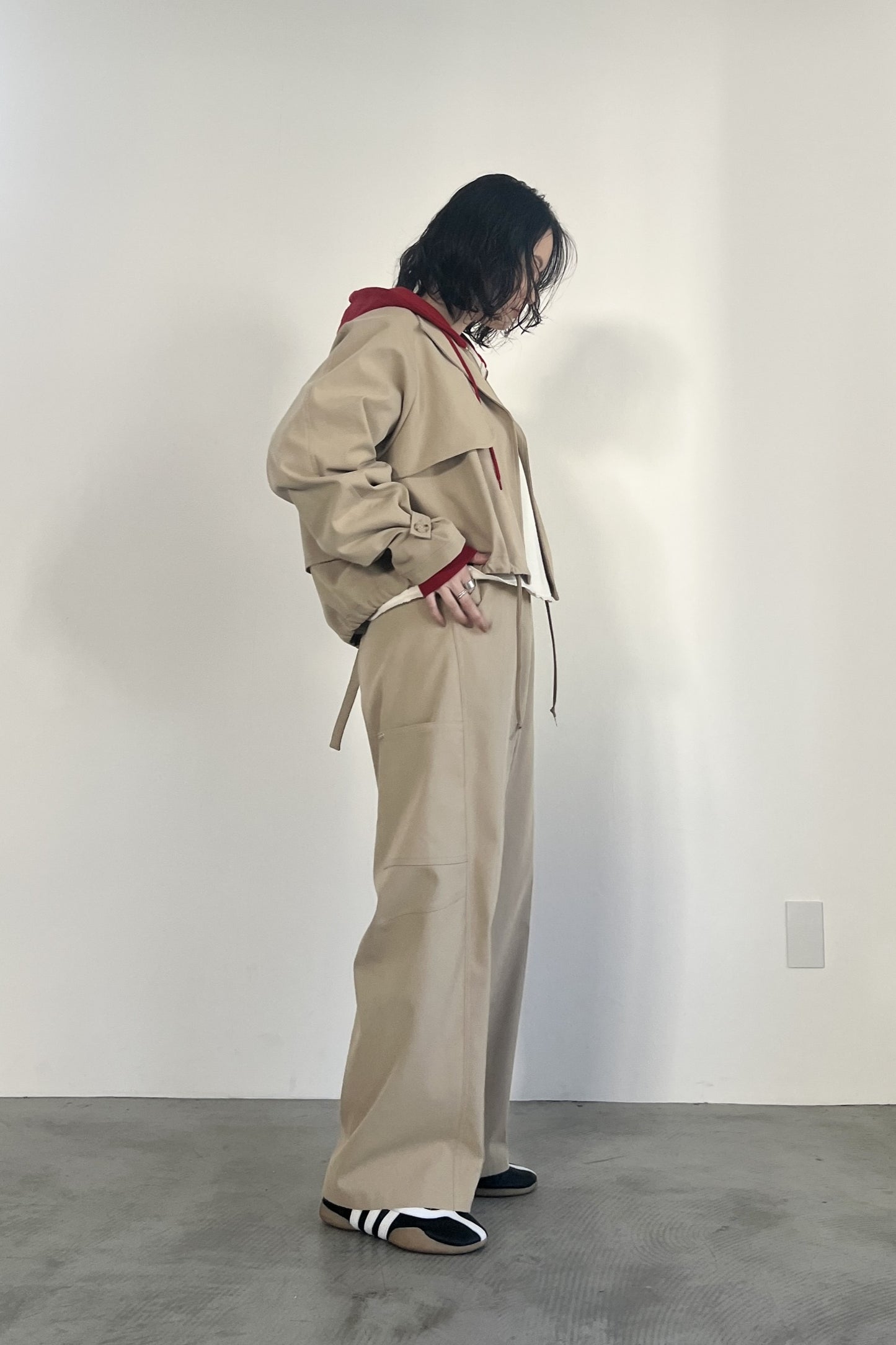 バックベルトチノパンツ　F2165