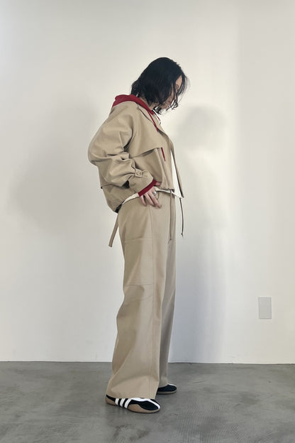 バックベルトチノパンツ　F2165