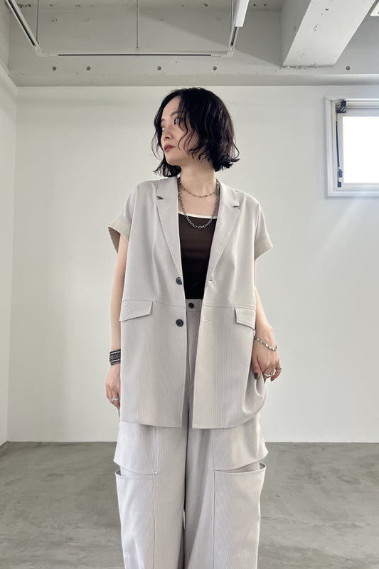 フレンチスリーブテーラードジャケット　F1213