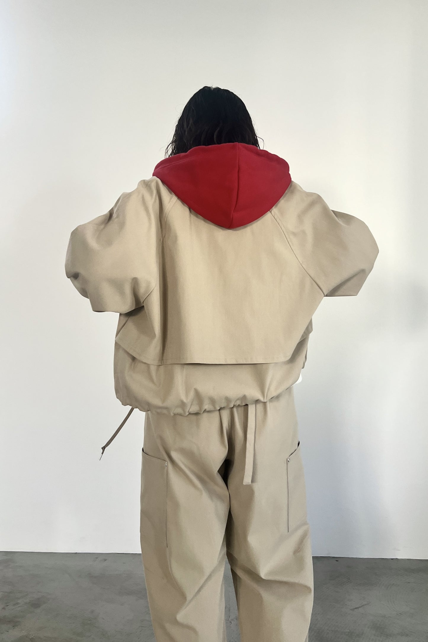 ショート丈トレンチジャケット　F1204