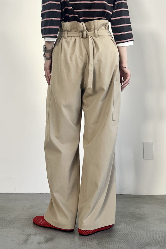 バックベルトチノパンツ　F2165