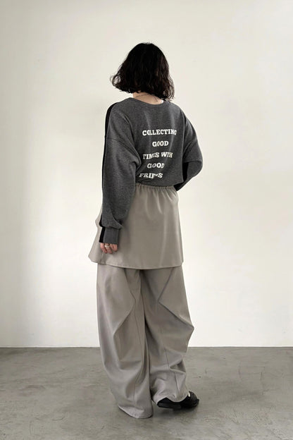フロントボタンカバースカート　F2175