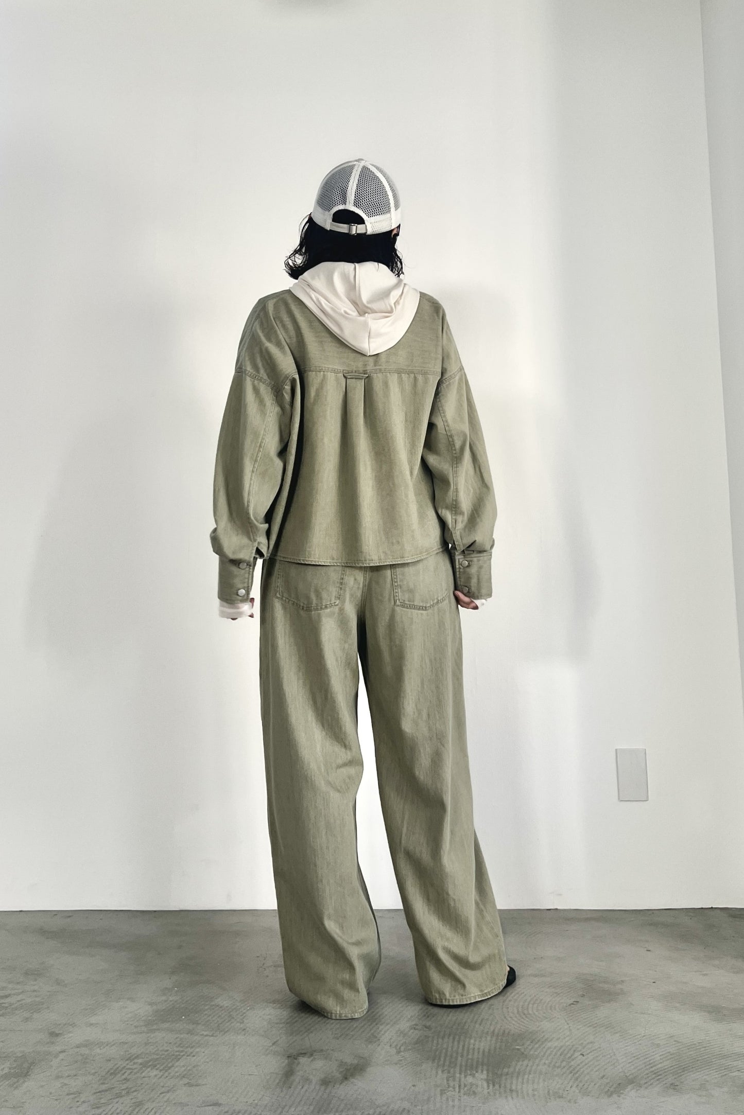 2タックボリュームパンツ　F2166