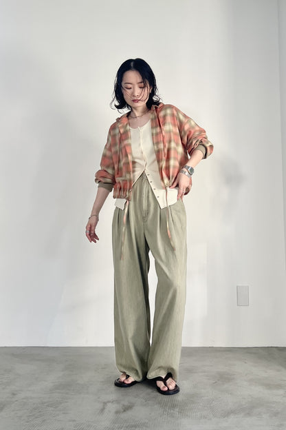 2タックボリュームパンツ　F2166