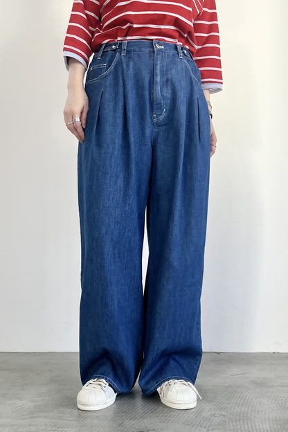 2タックボリュームパンツ　F2166