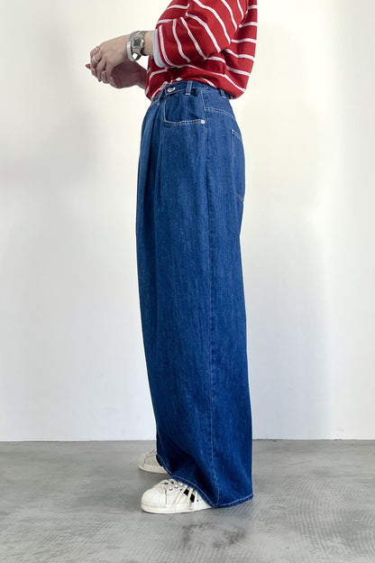 2タックボリュームパンツ　F2166