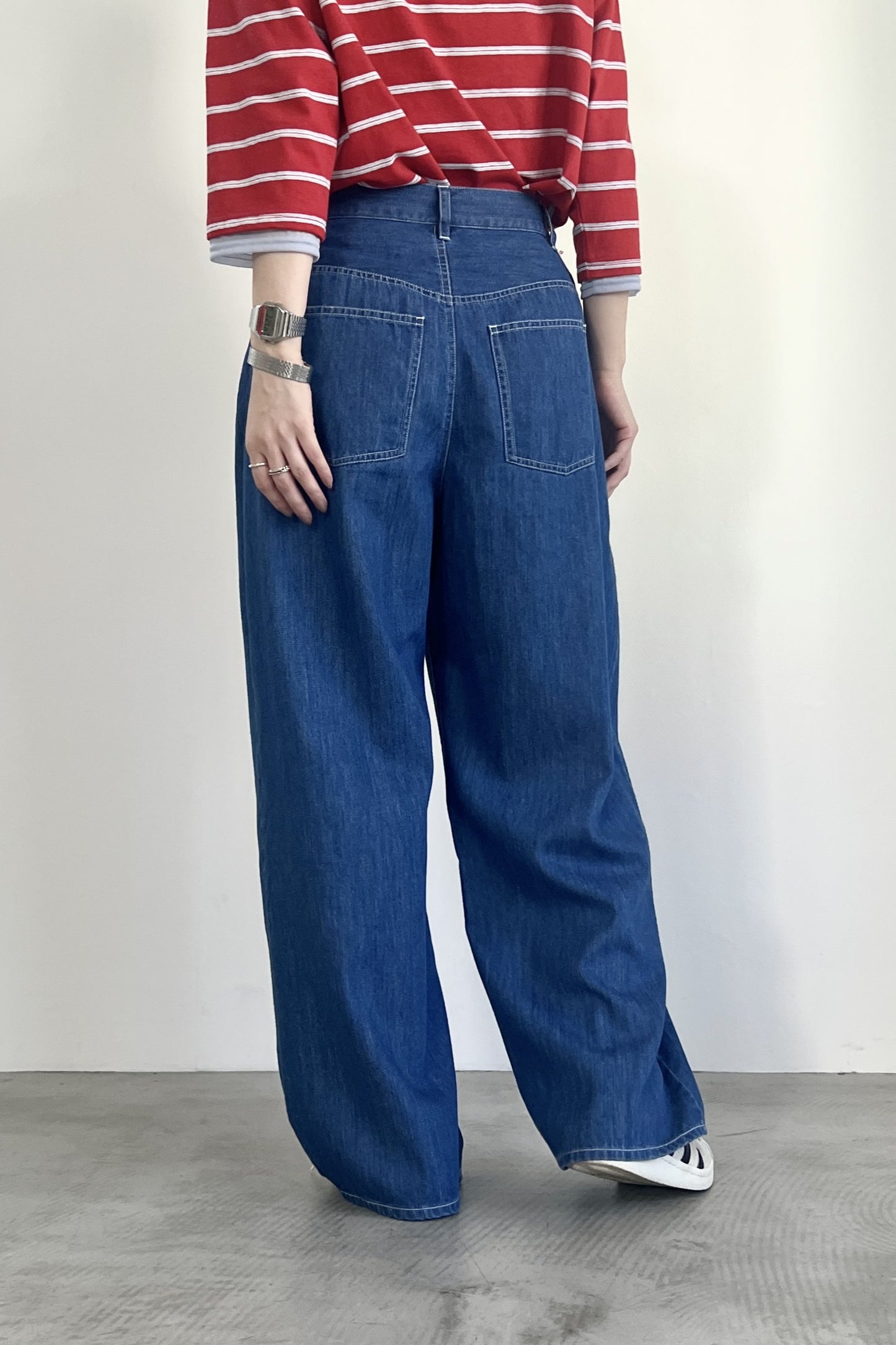 2タックボリュームパンツ　F2166