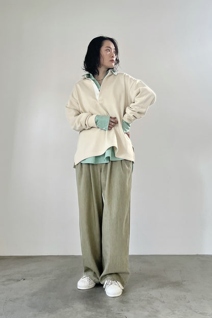 ニットライクラガーシャツ　F3302