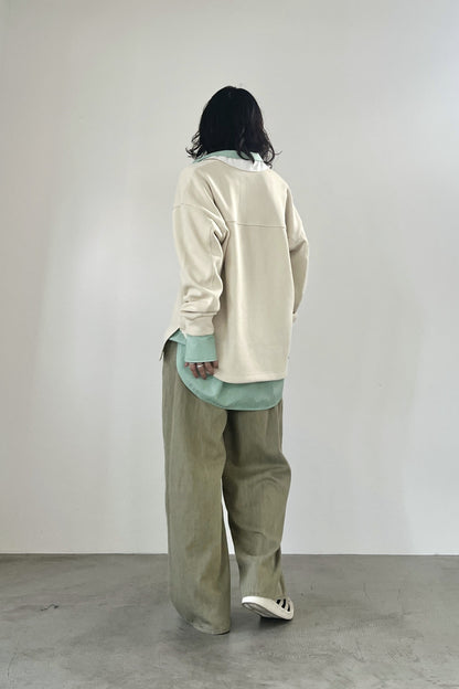 ニットライクラガーシャツ　F3302