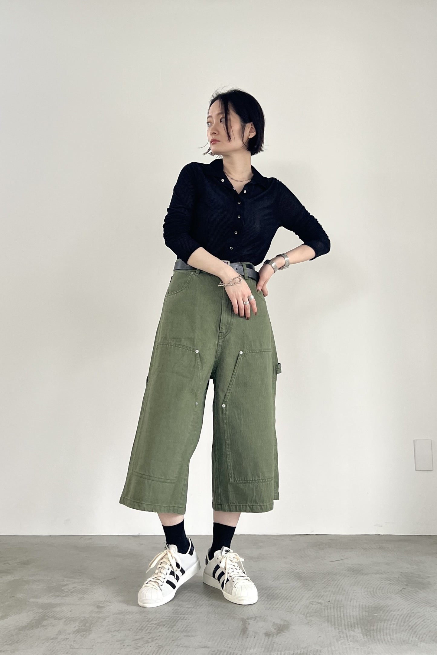 シアーベロアシャツ　F3286