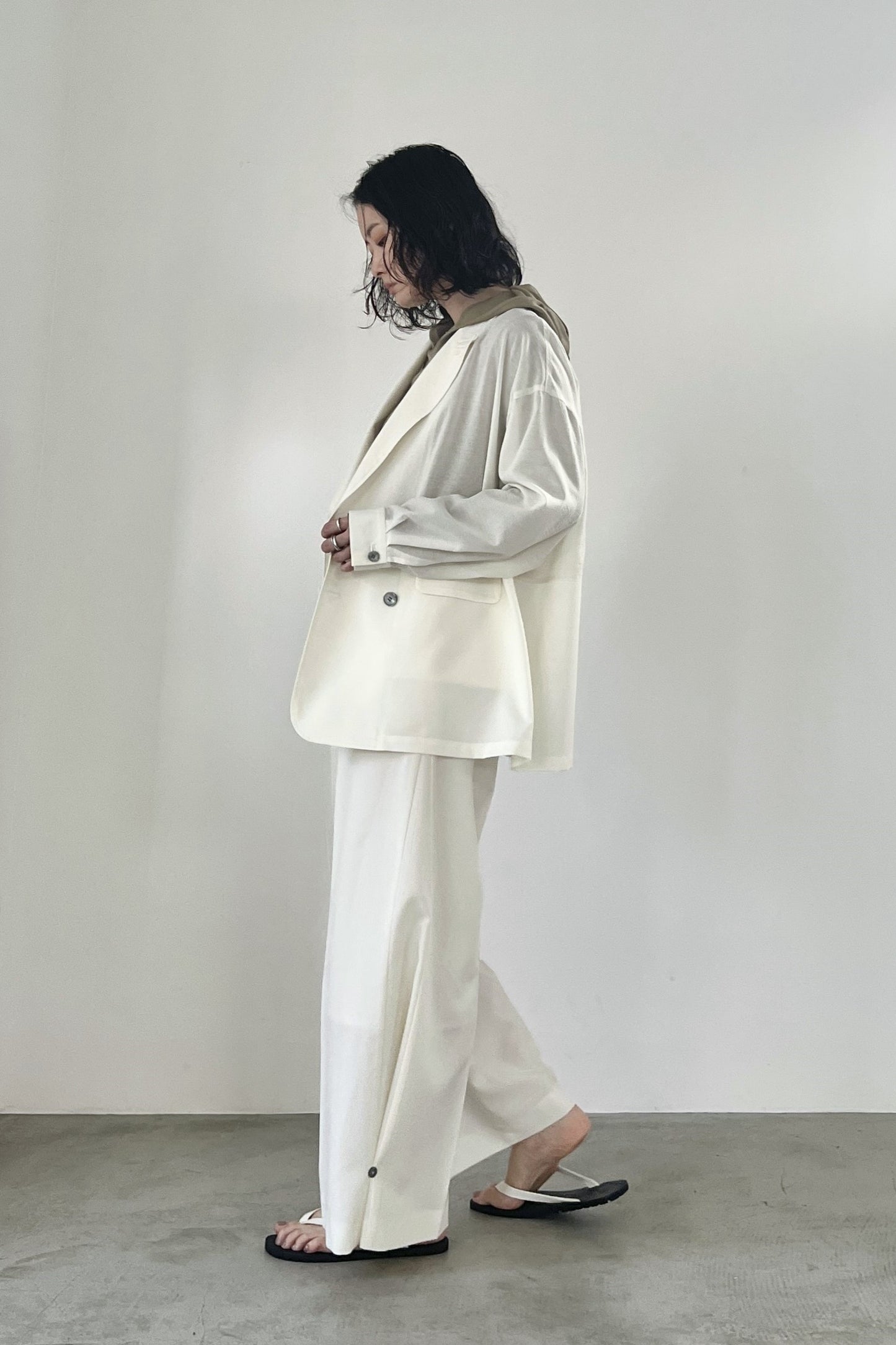 ピークドラペルジャケット　F1208