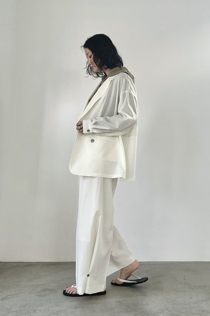 チュール切替フーディーインナー　F3303