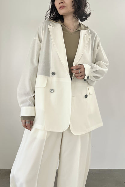 ピークドラペルジャケット　F1208