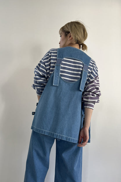 2WAYバイカラーボーダーカットソー　F3231