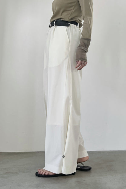 2WAYヘムスラックスパンツ　F2167