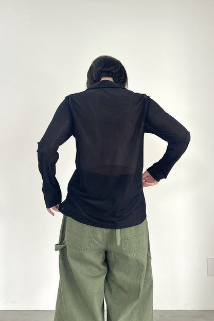 シアーベロアシャツ　F3286