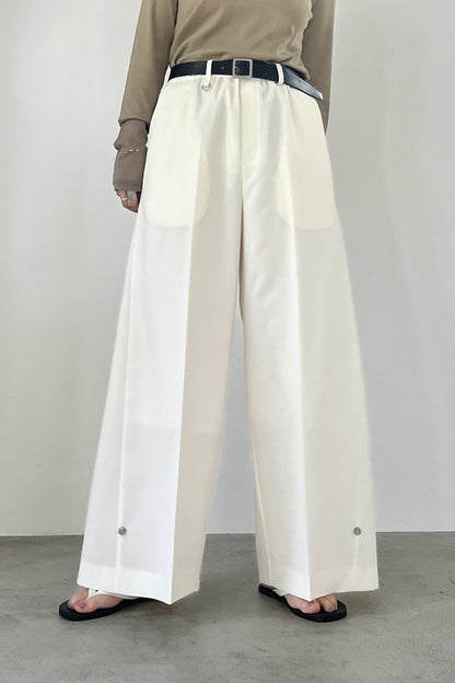 2WAYヘムスラックスパンツ　F2167