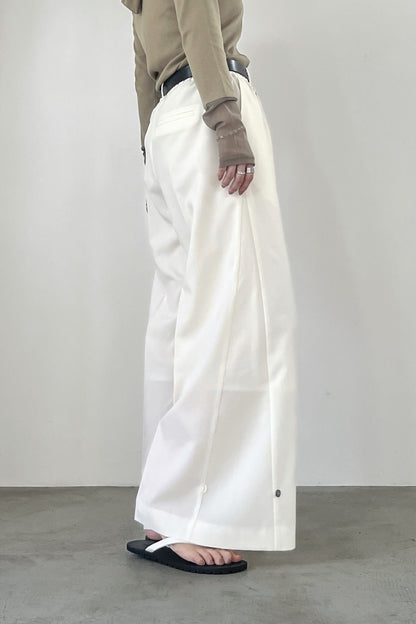 2WAYヘムスラックスパンツ　F2167