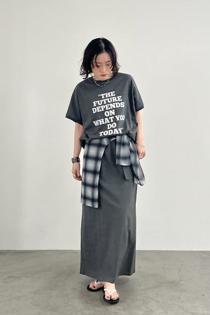 2WAYロゴプリントTシャツ　F3310