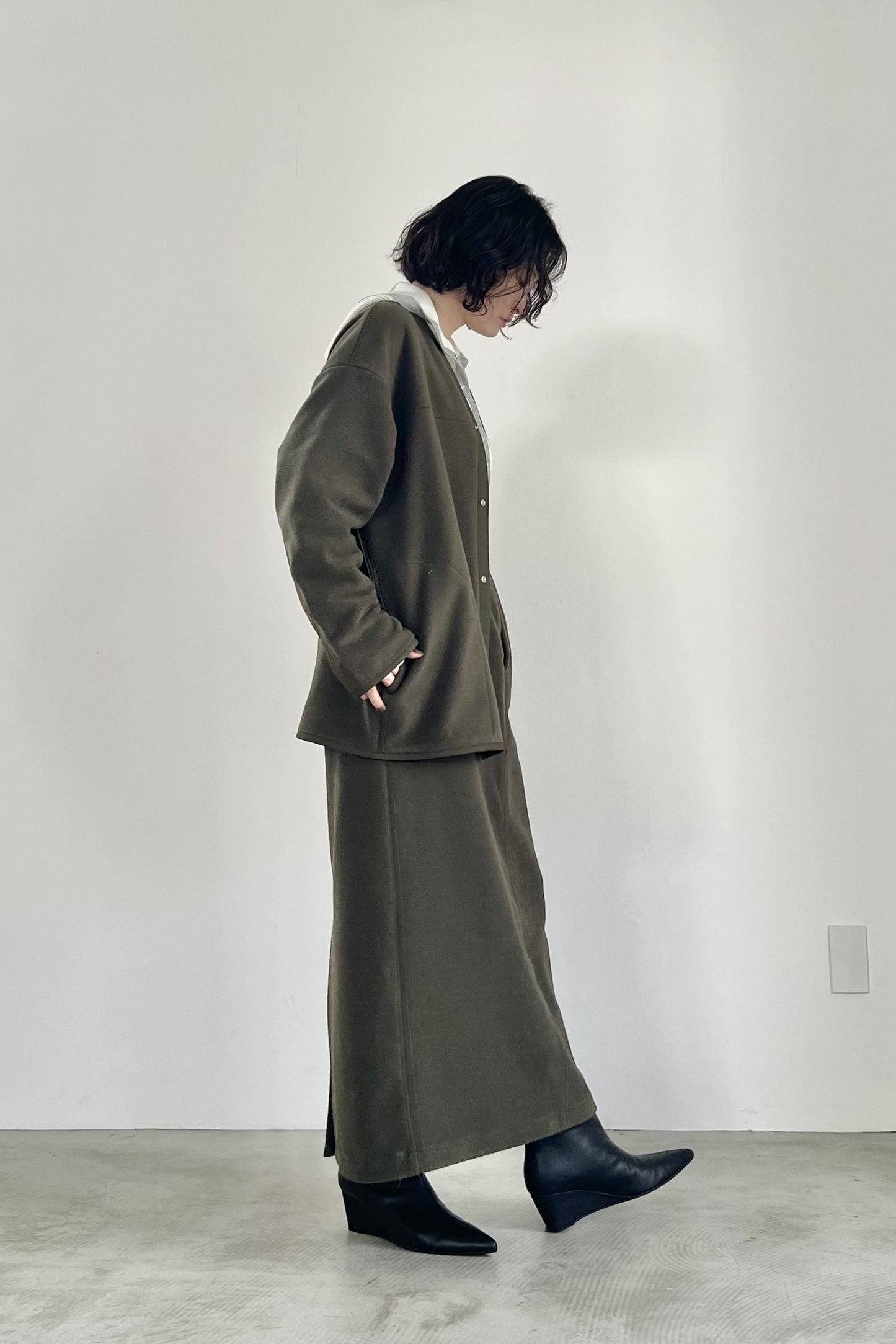 フリースカーディガン　F3299