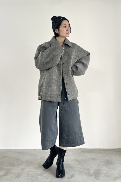 ツイードボンディングコーチジャケット　F1199