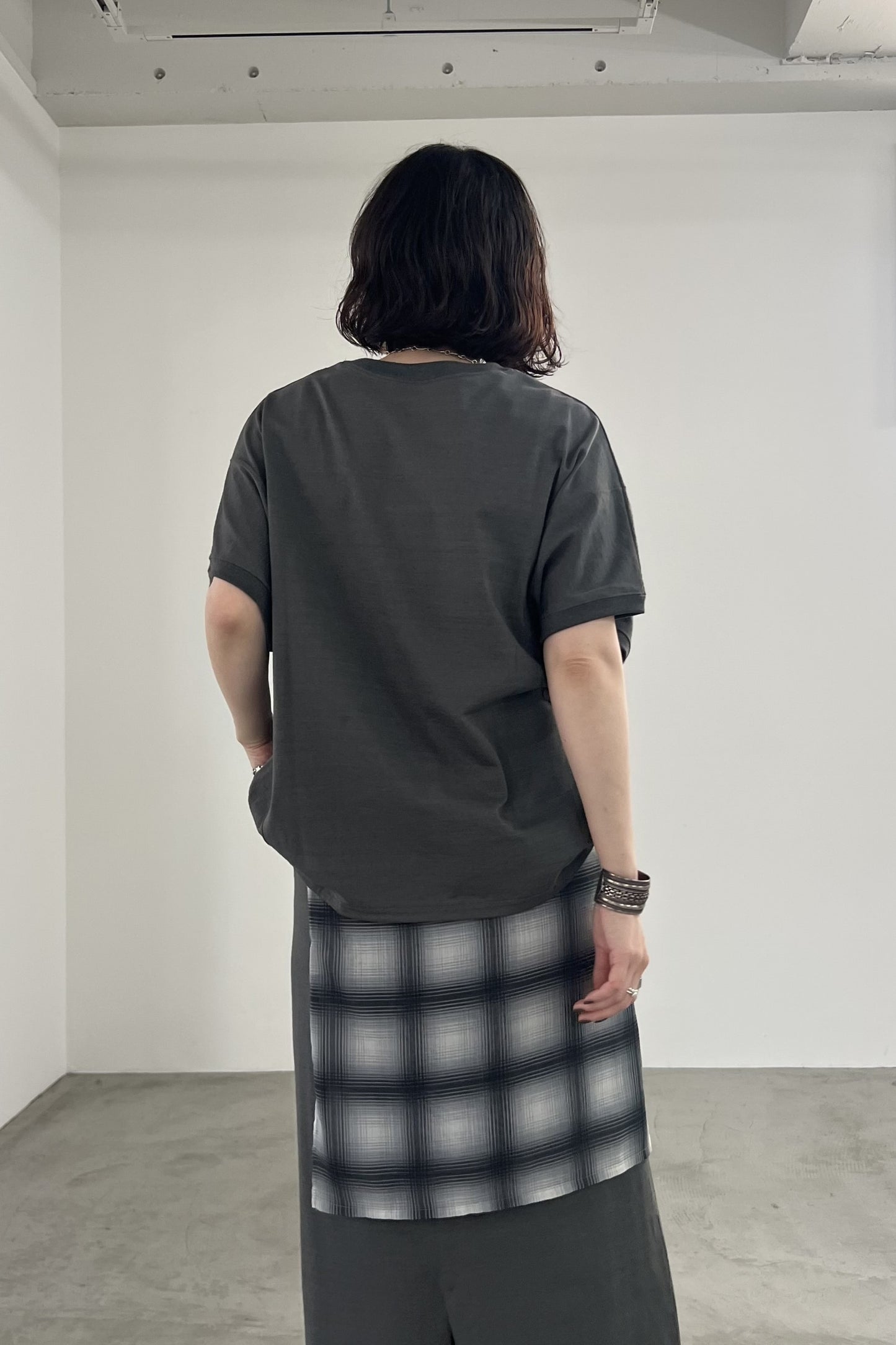 2WAYロゴプリントTシャツ　F3310