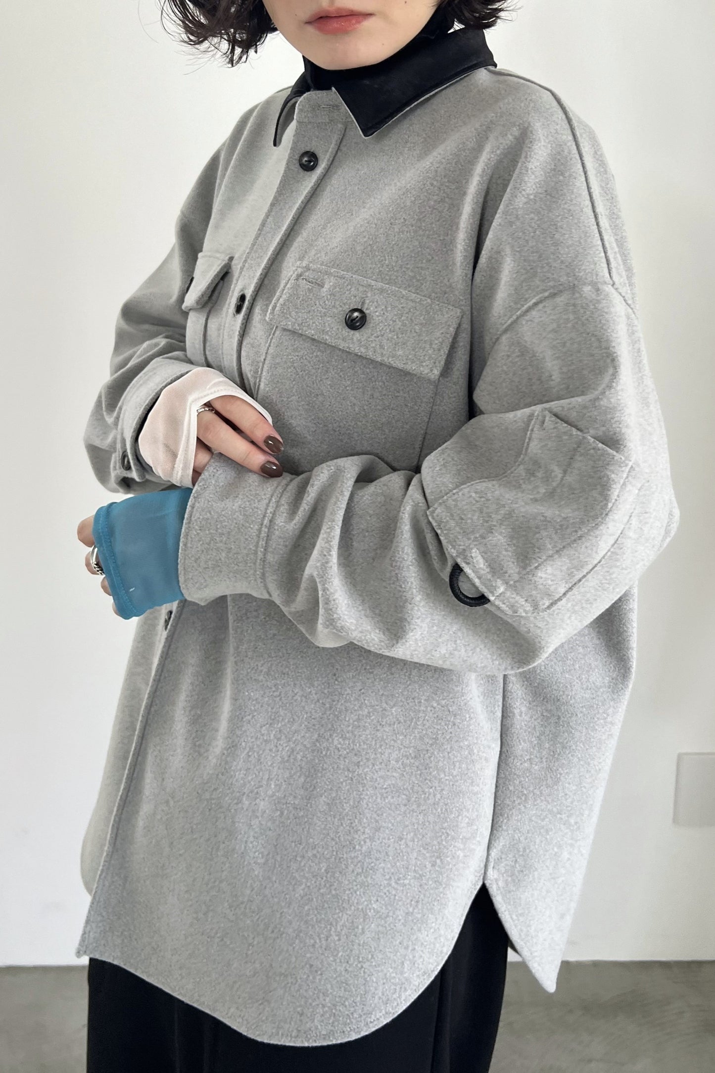 エアリーニードルシャツジャケット　F1201