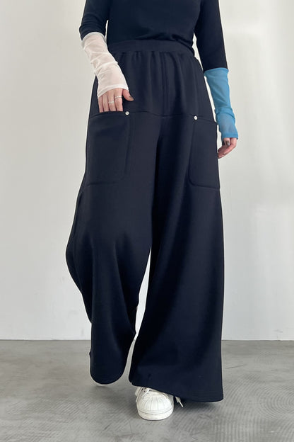 ボンバーヒートワイドパンツ　F2162