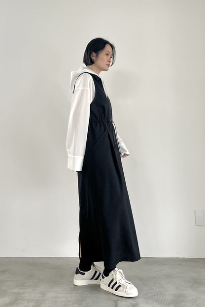 フロントジップワンピース　F1195