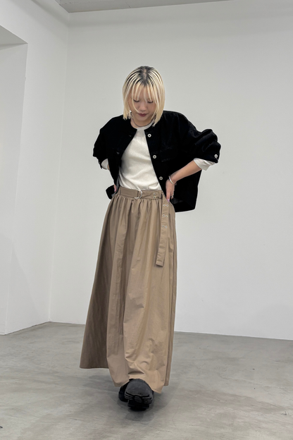 ベルト付ツイルフレアSK　M20001