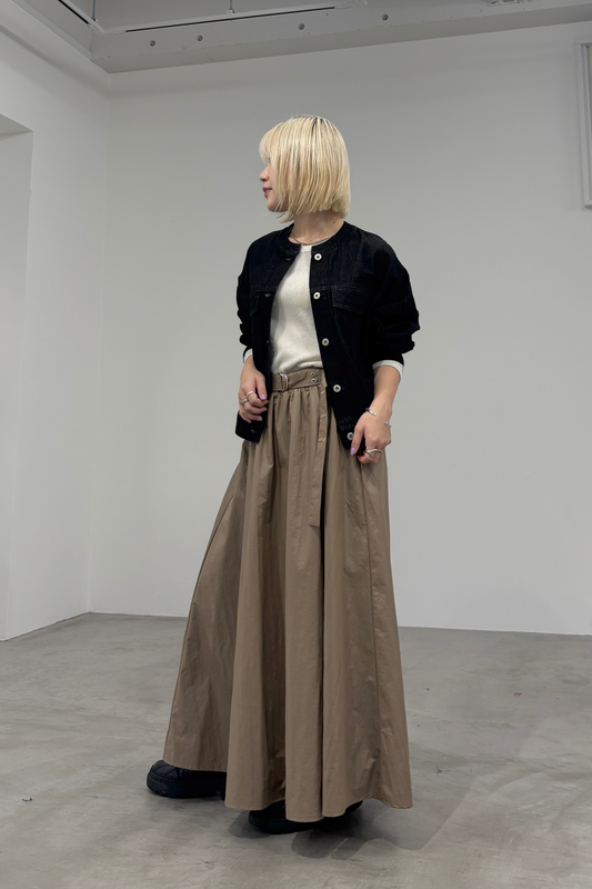 ベルト付ツイルフレアSK　M20001