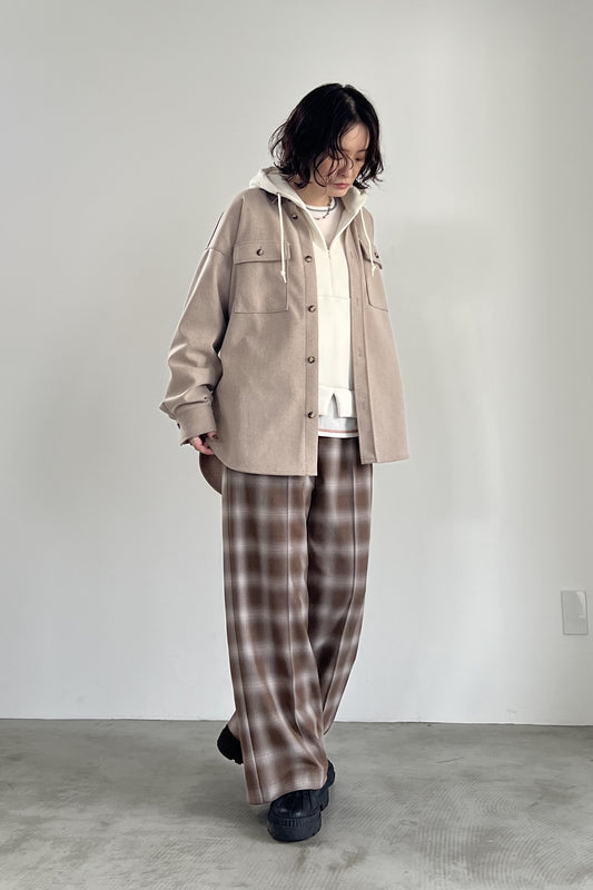 オンブレチェックパンツ　F2161