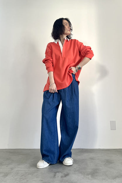 2タックボリュームパンツ　F2166