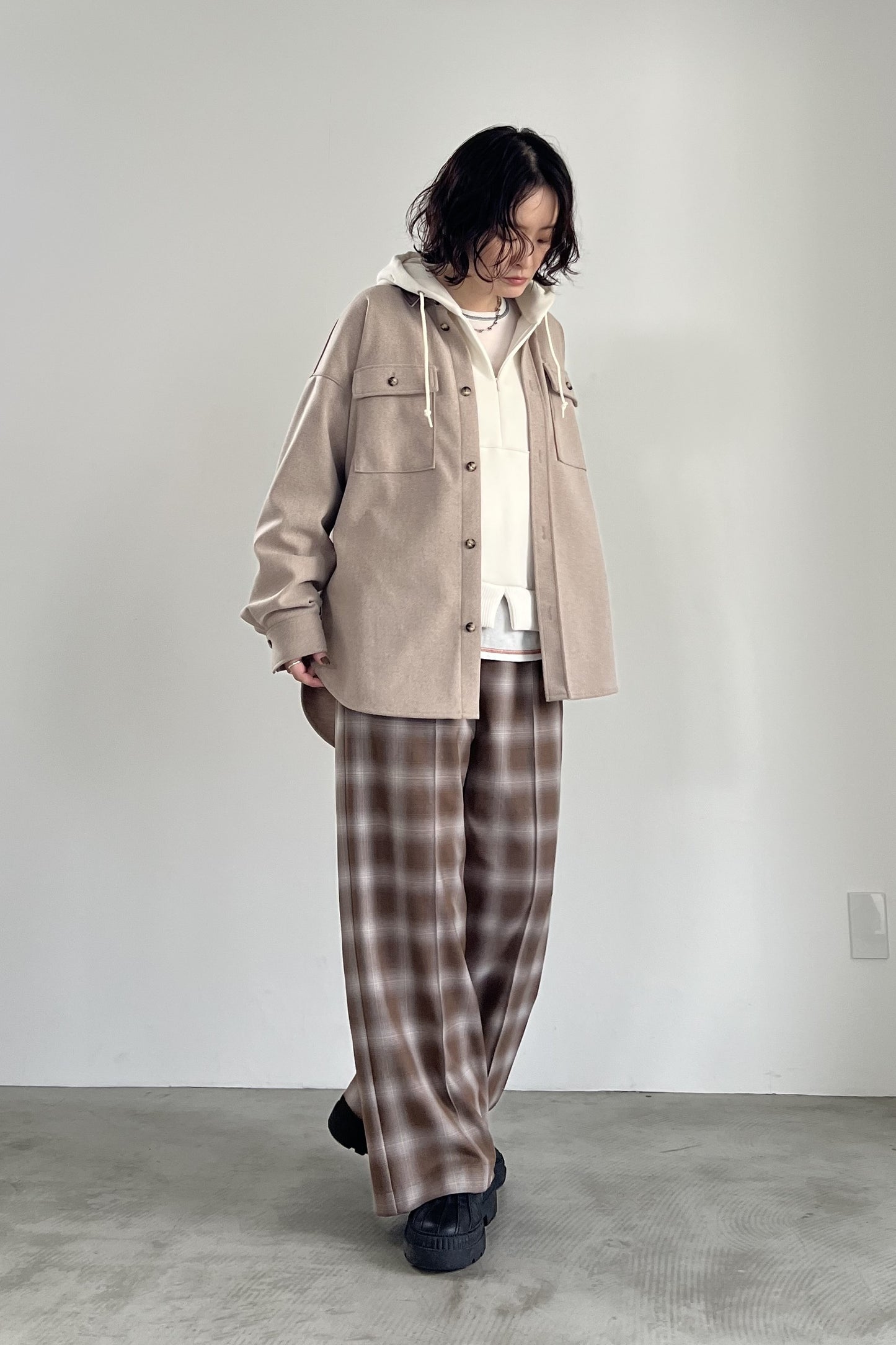 エアリーニードルシャツジャケット　F1201