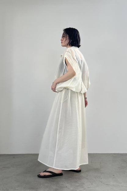 シアーナイロンタックフレアスカート　F2171