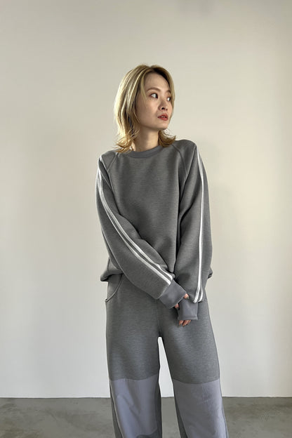 ラインスリーブボンディングプルオーバー　F3234