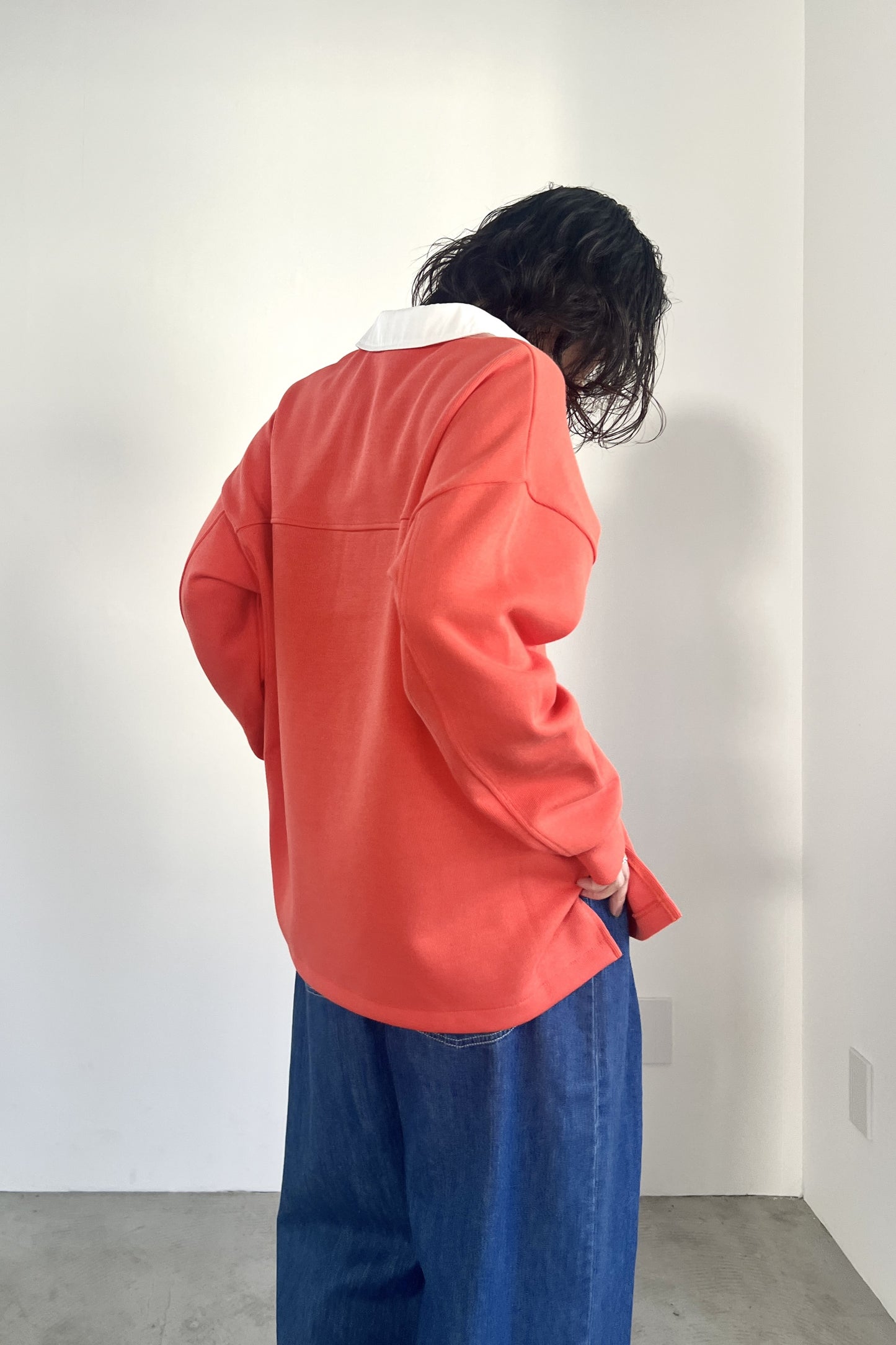 ニットライクラガーシャツ　F3302