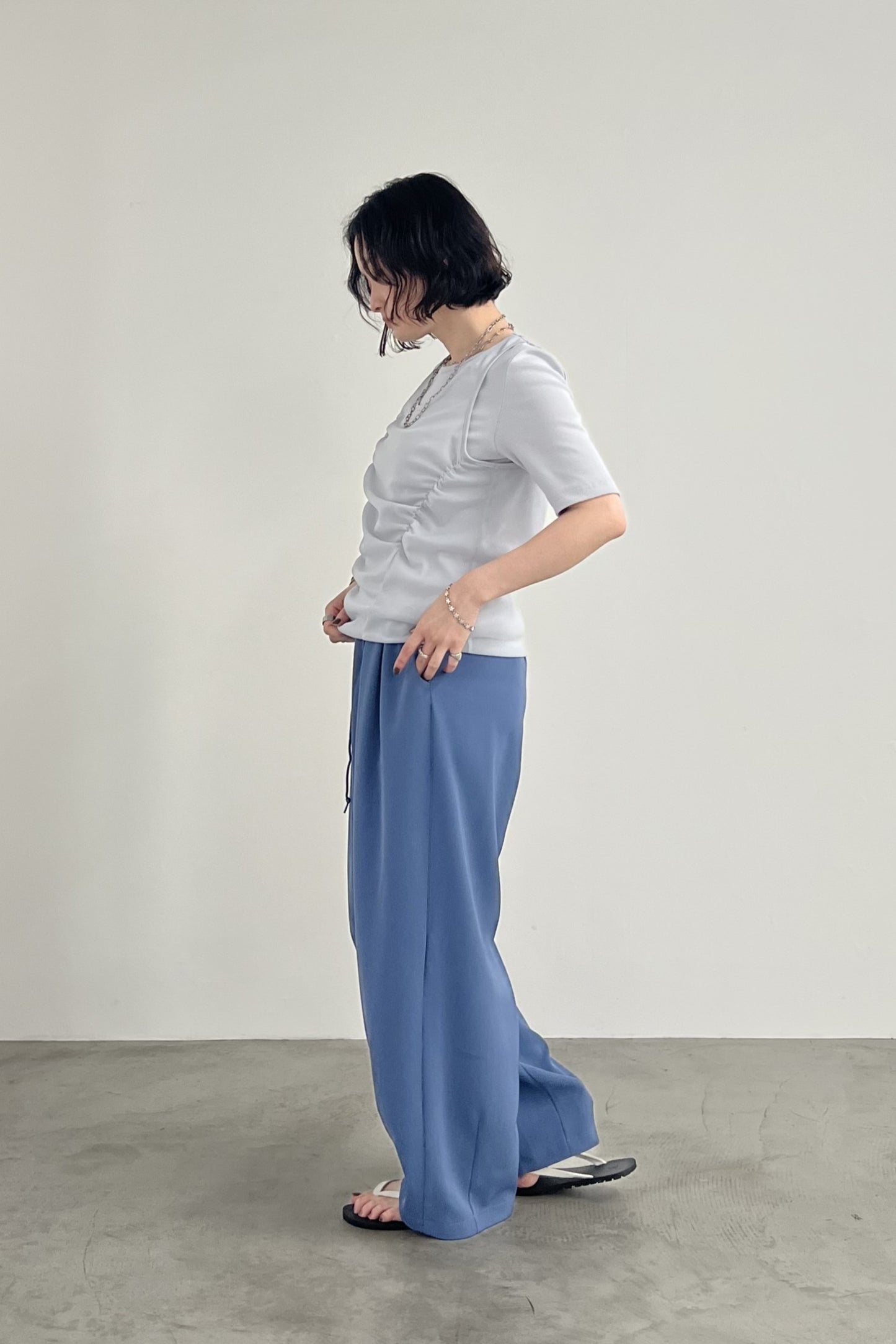 シフォンレイヤードTシャツ　F3312