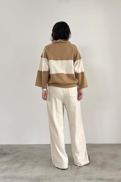 ピンタックスウェットパンツ　F2179