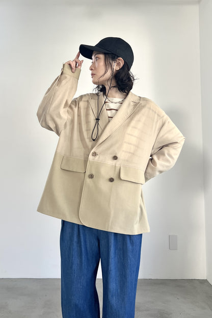 ピークドラペルジャケット　F1208