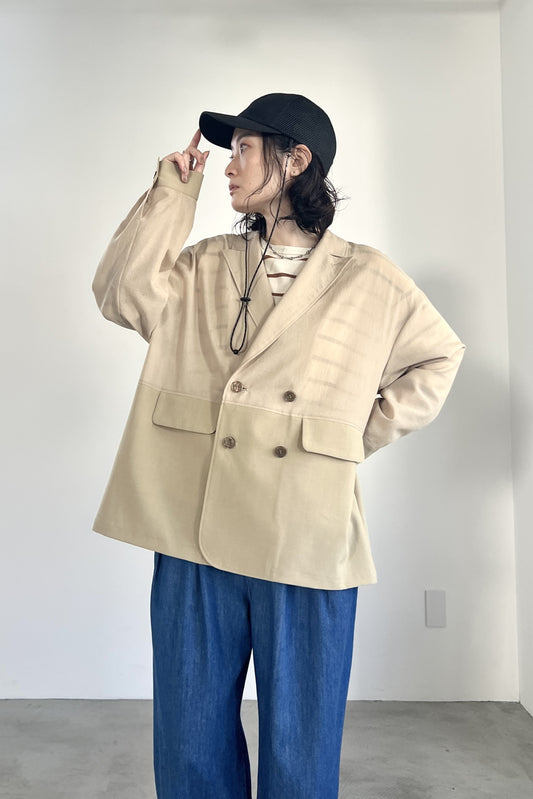 ピークドラペルジャケット　F1208