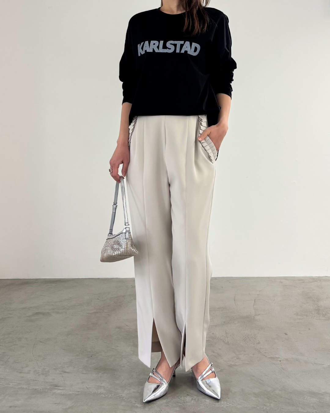 KARLSTAD L/Sカットソー　35589