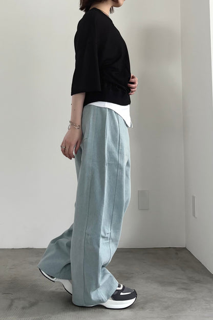 シアーワッフルプルオーバー　F3278