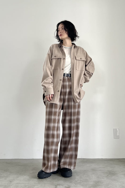 オンブレチェックパンツ　F2161