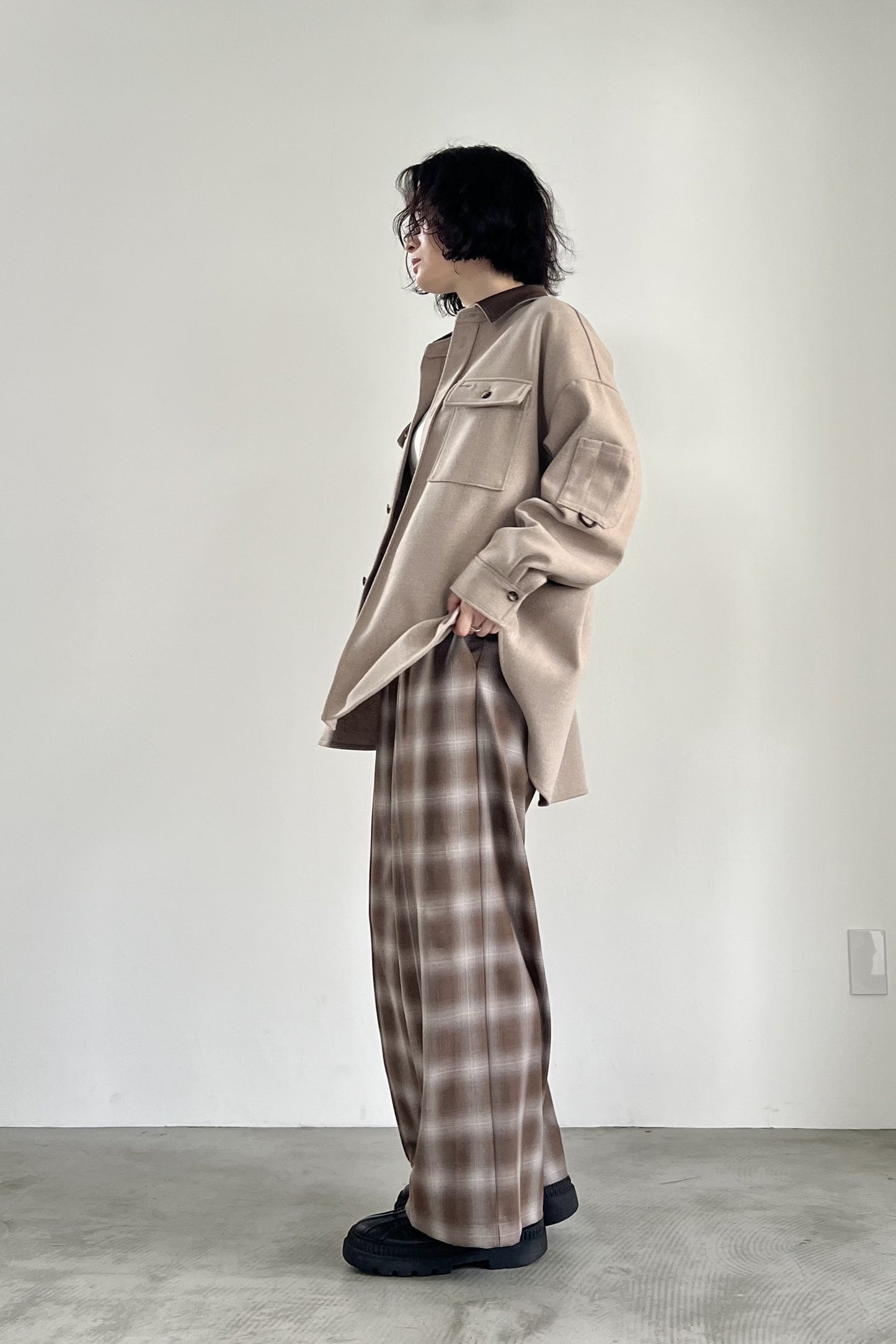 エアリーニードルシャツジャケット　F1201