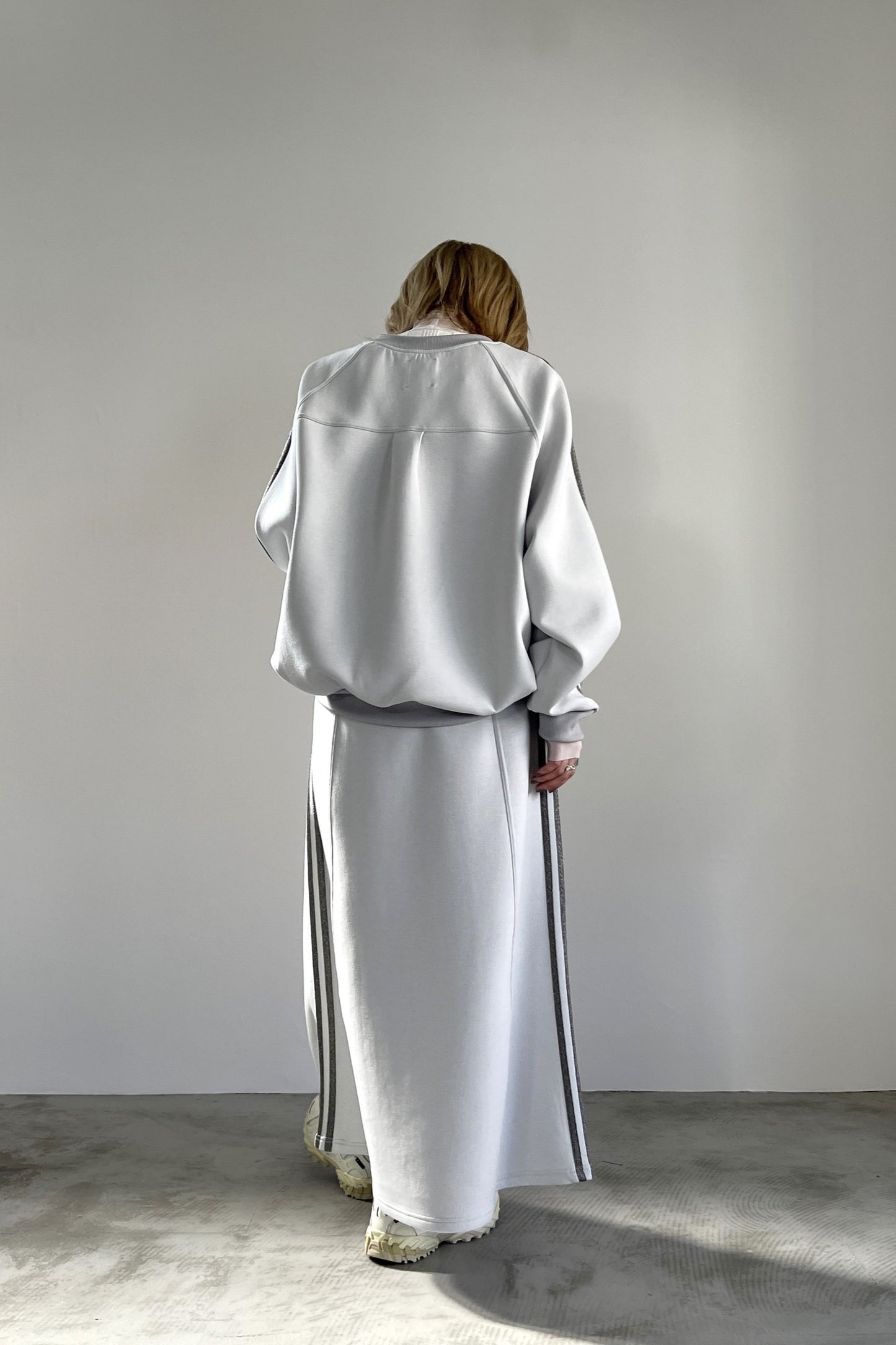 ラインスリーブボンディングプルオーバー　F3234