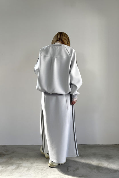 ラインスリーブボンディングプルオーバー　F3234