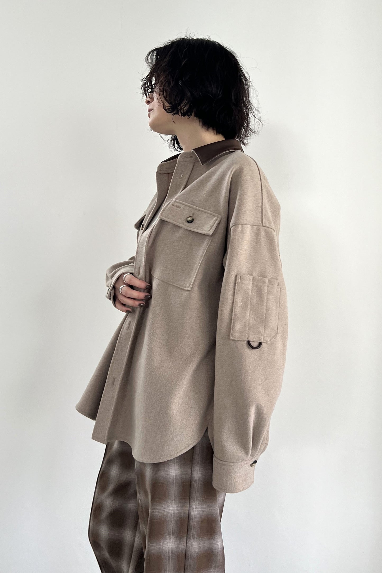 エアリーニードルシャツジャケット　F1201