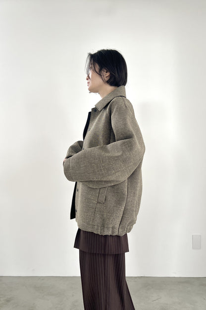 ツイードボンディングコーチジャケット　F1199